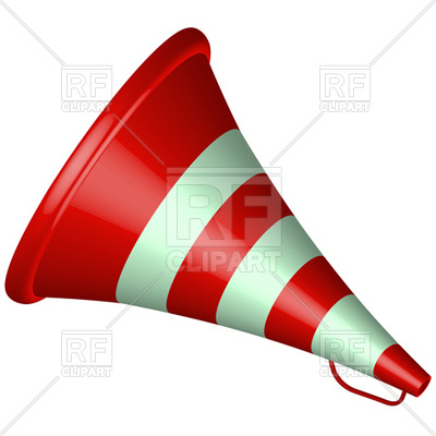 Old Bullhorn Red Icon Download Royalty Free Vector Clipart  Eps