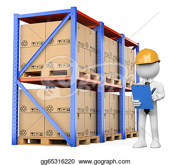     White People  Warehouse Manager  Clipart Drawing Gg65316220   Gograph