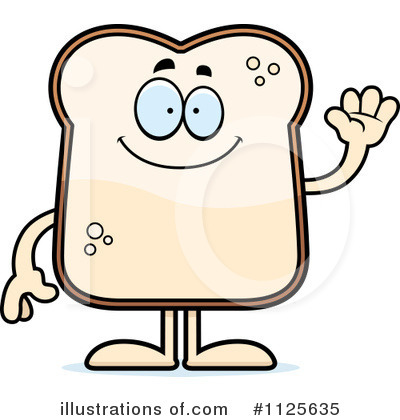 Bread Clipart  1125635 By Cory Thoman   Royalty Free  Rf  Stock