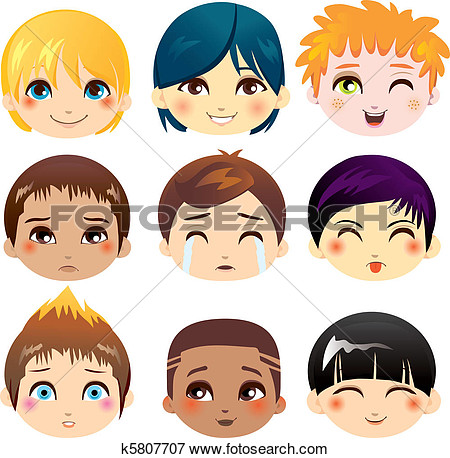 Clip Art   Facial Expression Collection  Fotosearch   Search Clipart