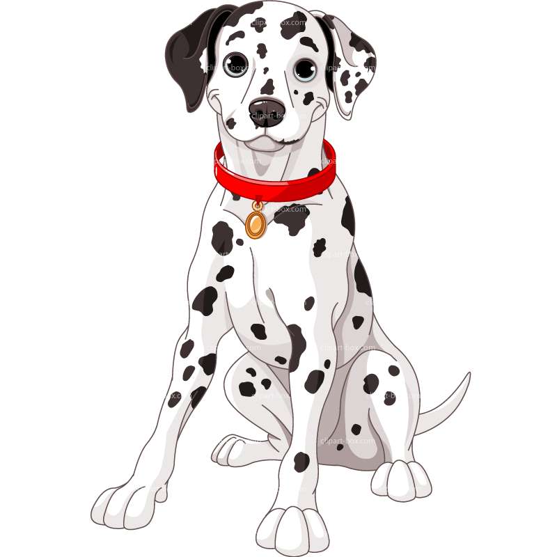 Clipart Dalmatian Dog   Royalty Free Vector Design