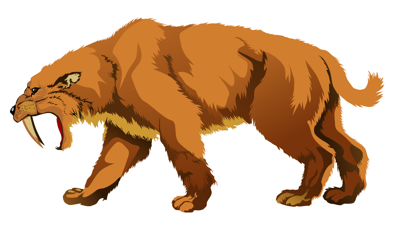 Free Sabre Toothed Cat Clip Art