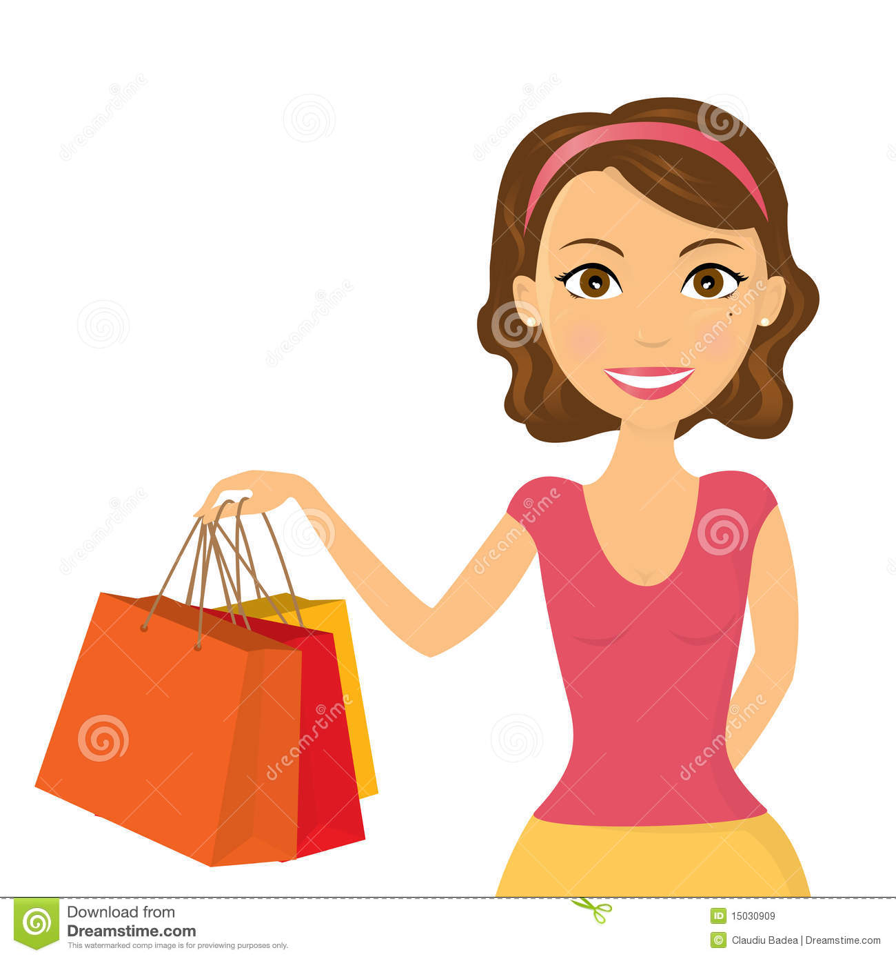 Shopping Girl Royalty Free Stock Images   Image  15030909