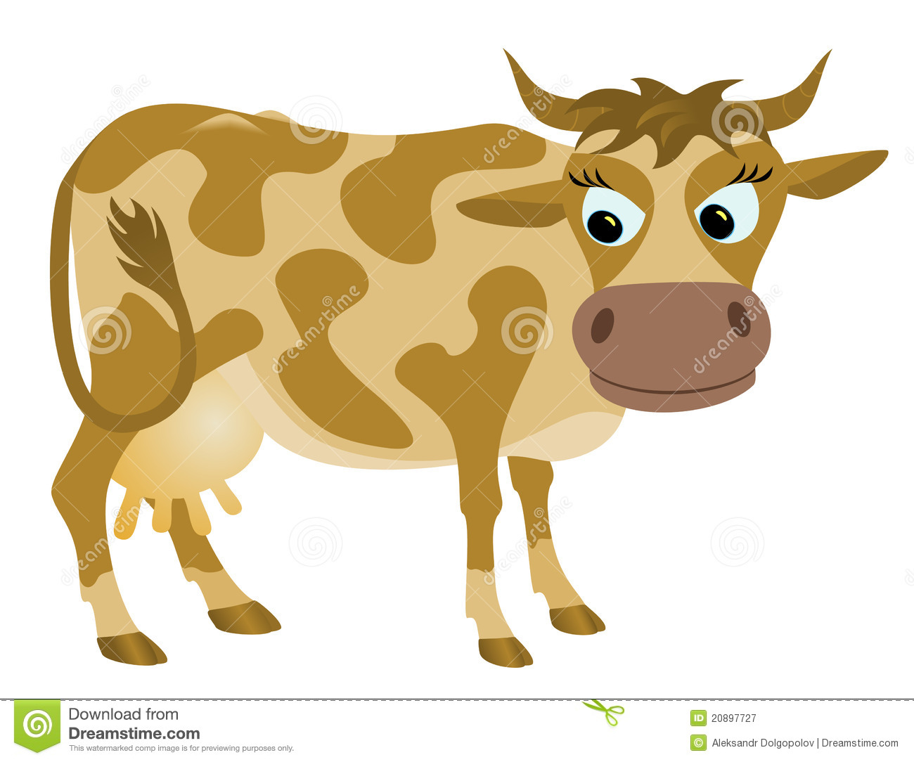 Thoughtful Cow Royalty Free Stock Photography   Image  20897727