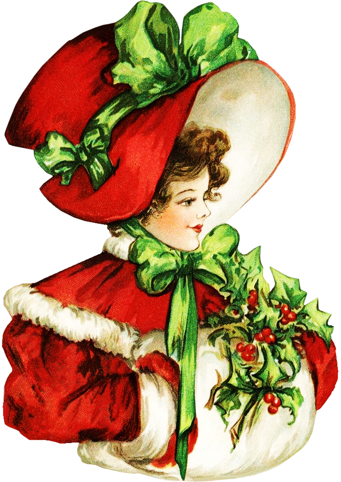 Uploads 2014 10 Clipartplace Victorian Christmas Lady Clipart2 Png