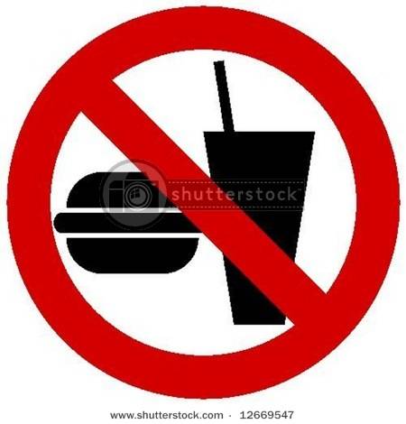No Drink Clipart No Eating And No Drinks