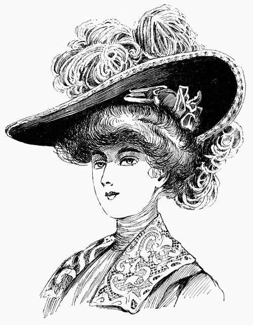 Vintage Ladies Hats Clipart - Clipart Suggest