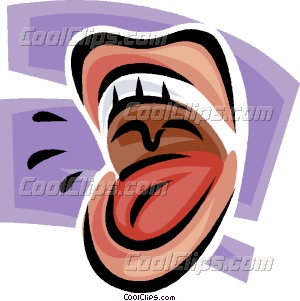 Open Mouth Vector Clip Art