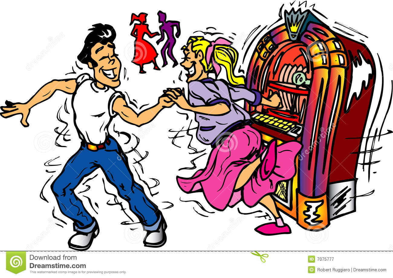 1950s Dancers Royalty Free Stock Photography   Image  7075777