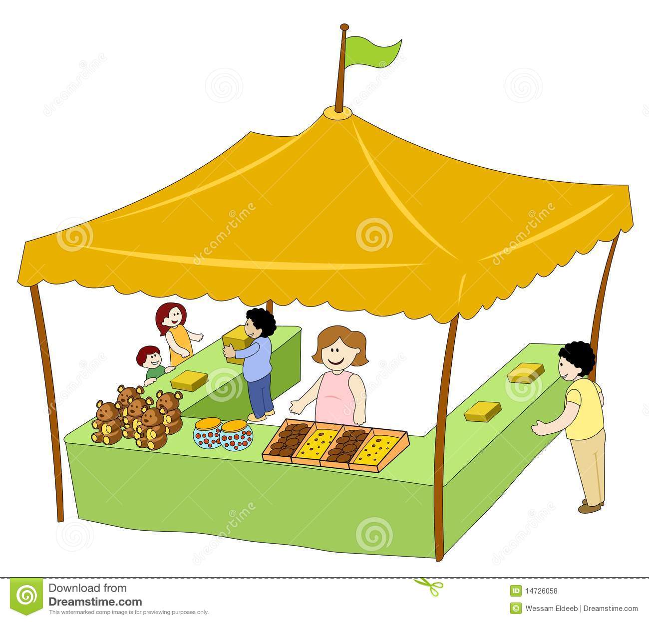 Food   Beverage Tent Royalty Free Stock Photos   Image  14726058