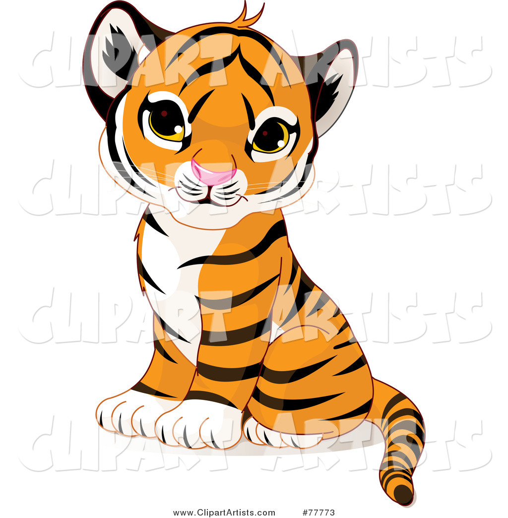 Larger Preview  Vector Tiger Clipart By Pushkin