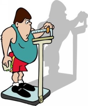 Middle Aged Guy On Scale Clipart From Clipartconnection Com