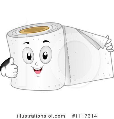 Royalty Free  Rf  Toilet Paper Clipart Illustration  1117314 By Bnp