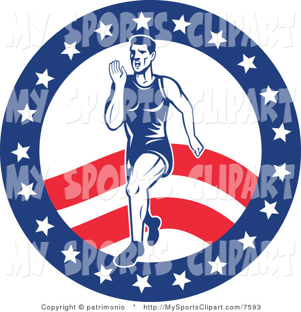 Back   Gallery For   Patriotic Clip Art 5k Runner