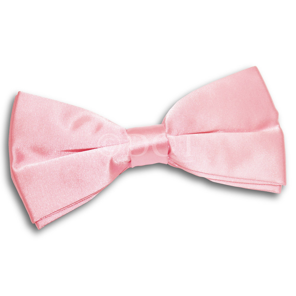 Bow Ties Men S Plain Baby Pink Satin Bow Tie