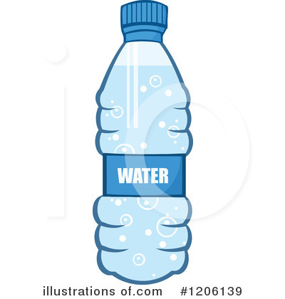 Royalty Free  Rf  Water Bottle Clipart Illustration  1206139 By Hit
