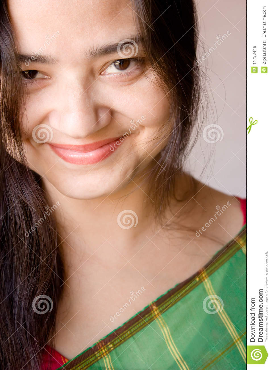 Shy Smile Of Beautiful Indian Women Royalty Free Stock Image   Image