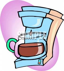 Cartoon Coffee Pot   Royalty Free Clipart Picture