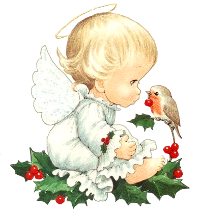 Cute Christmas Baby Angel With Bird Clipart By Joeatta78 On Deviantart