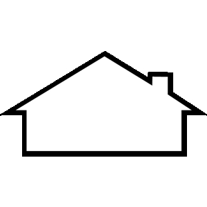 House Roof Outline Clipart   Clipart Panda   Free Clipart Images