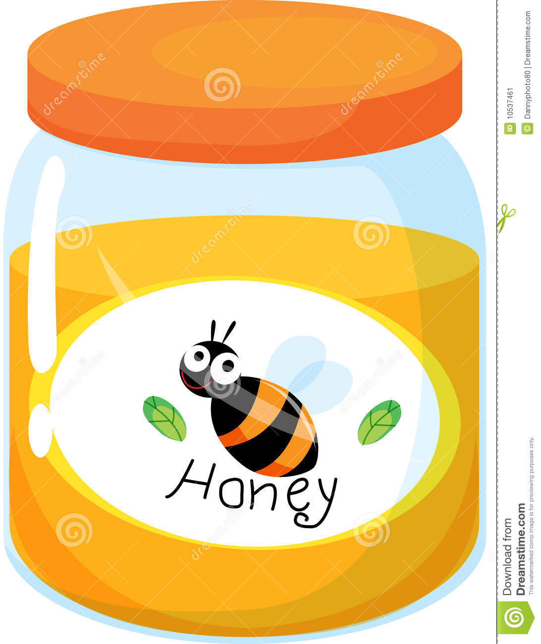 Honey Jar Stock Image   Image  10537461