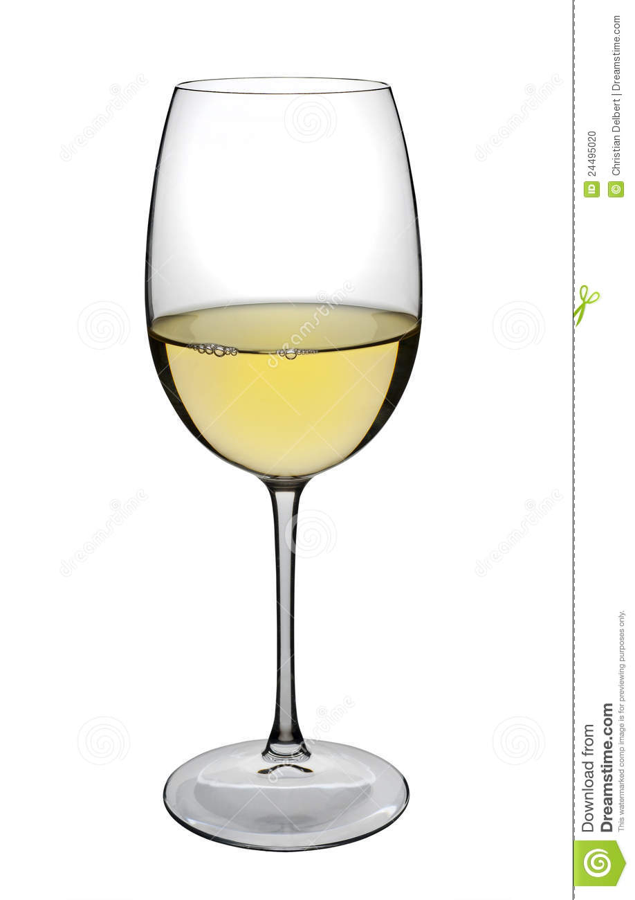 White Wine Glass Clip Art White Wine Glass Isolated