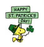 Girl  Printable Snoopy And Woodstock Peanuts Cartoon St  Patrick S Day