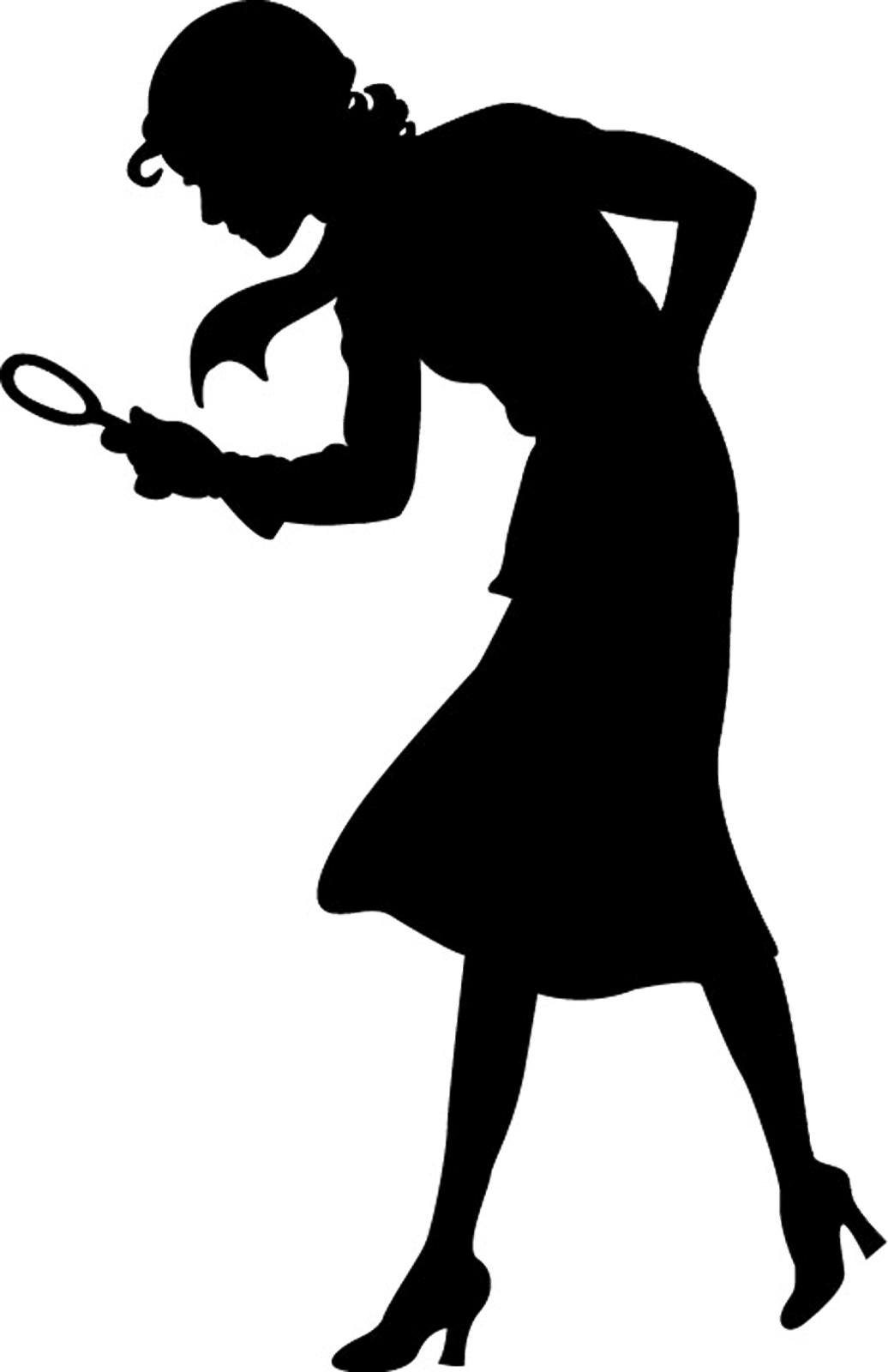 Nancy Drew Silhouette   Artsy   Pinterest   Detective Silhouette And