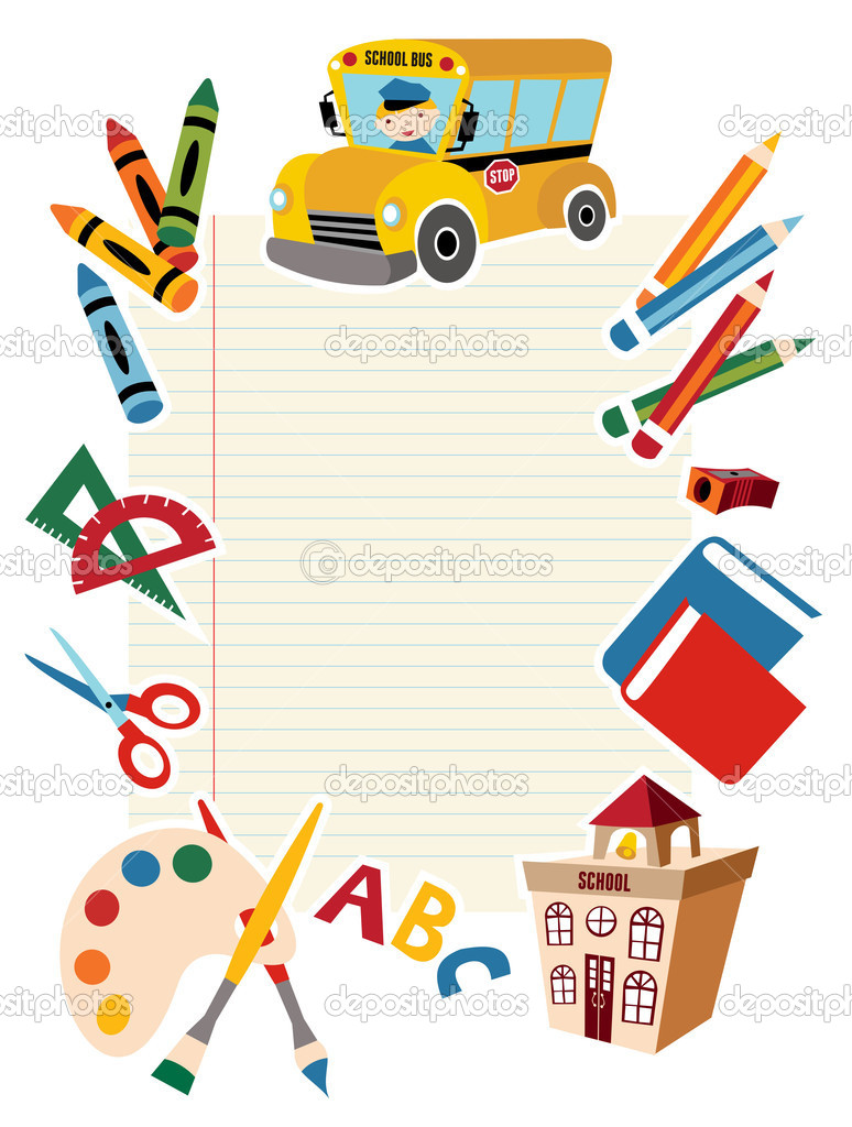 Back To School Supplies Clip Art Free