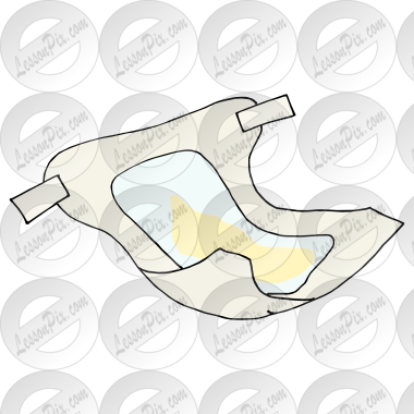 Diaper Picture For Classroom   Therapy Use   Great Wet Diaper Clipart
