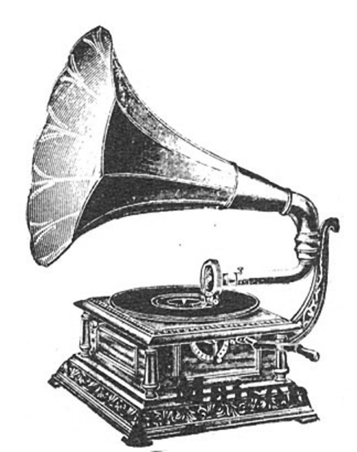 Graphics Cottage  Vintage Phonograph Steampunk Clip Art Image