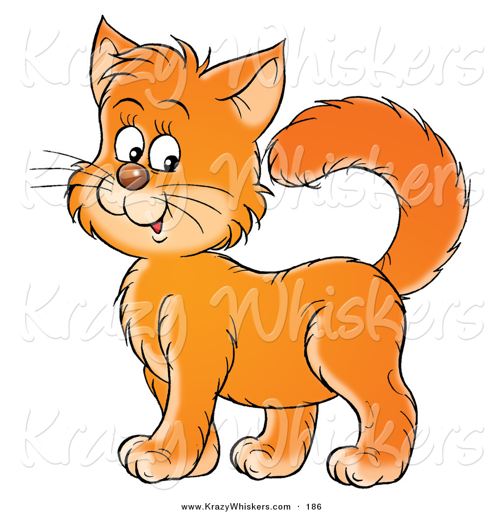 Royalty Free Orange Cat Stock Animal Clipart Illustrations   Page 2