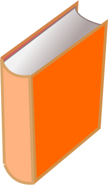 Free Orange Book Clipart   Public Domain Orange Book Clip Art Images