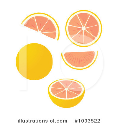 Grapefruit Clipart  1093522   Illustration By Randomway