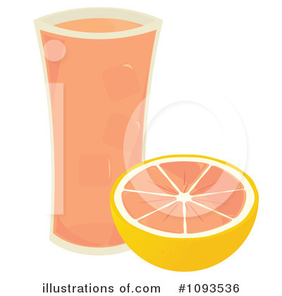 Grapefruit Clipart  1093536 By Randomway   Royalty Free  Rf  Stock