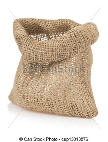Picture Of Empty Burlap Sack Bag On White   Empty Burlap Sack Bag