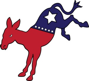 Democrat Clipart Image   Democratic Mascot Donkey