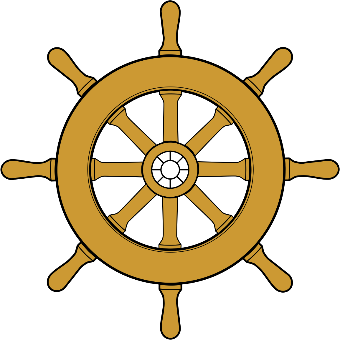 Description Steering Wheel Ship 1 Png