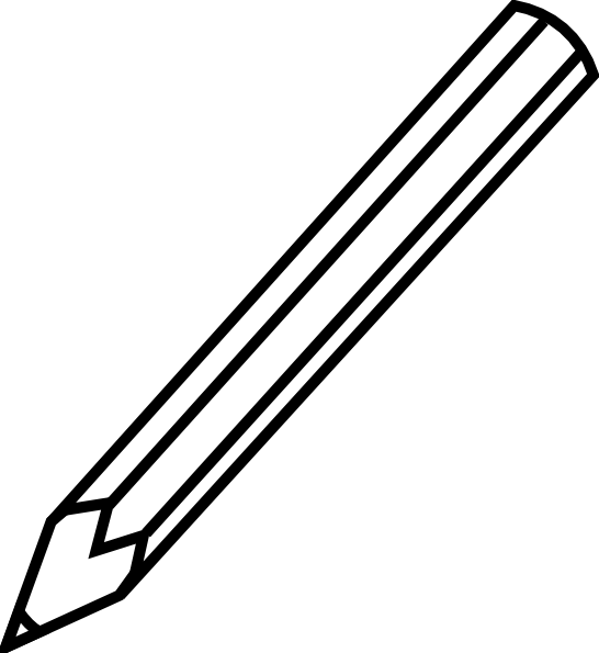 Pencil Outline Clip Art At Clker Com   Vector Clip Art Online Royalty