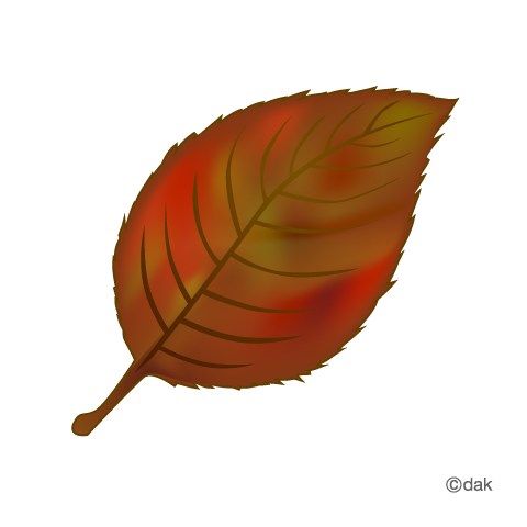 Red Leaf Clipart With Autumn Leaves Clipart