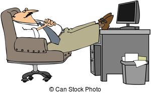 Man Asleep At His Desk   This Illustration Depicts A Man