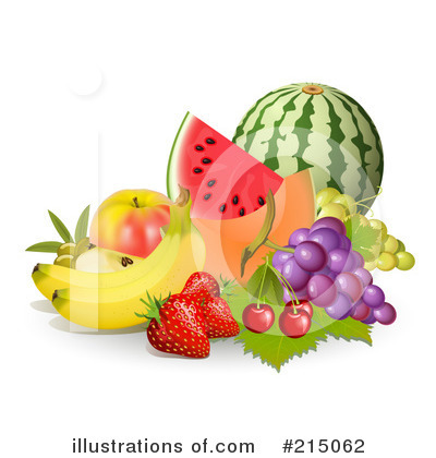 Royalty Free  Rf  Fruit Clipart Illustration By Oligo   Stock Sample