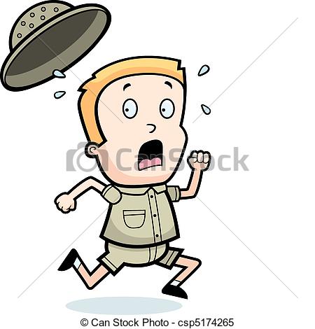 Explorer Running In Fear    Clipart Panda   Free Clipart Images
