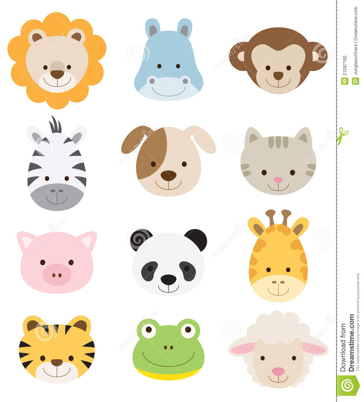 Clip Art Baby Animals Baby Animal Faces