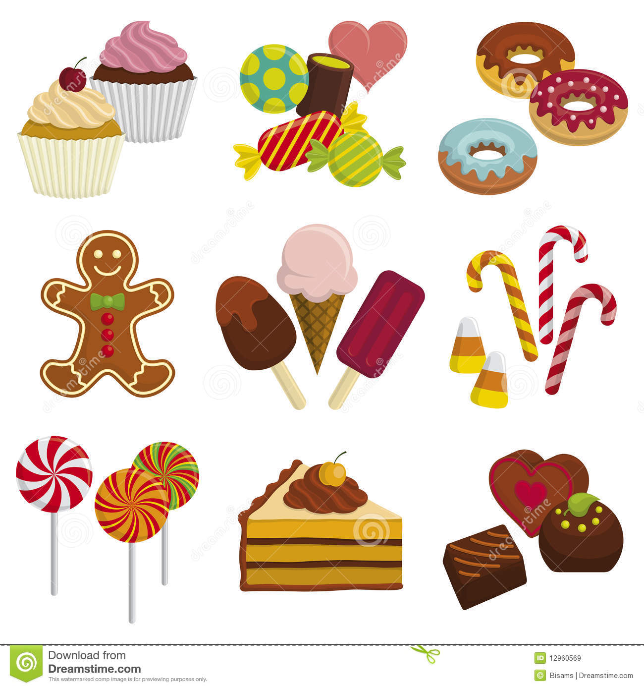 Sweet Food Clipart Sweets