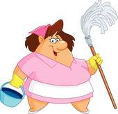 Cleaning Lady Stock Illustrations   Gograph