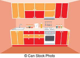 Kitchen Counter Illustrations And Clipart  1156 Kitchen Counter