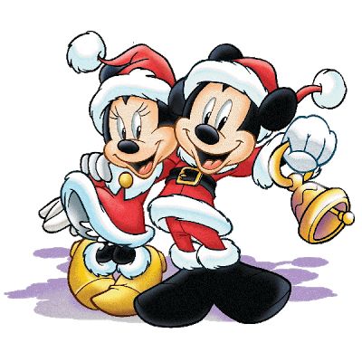 Mickey And Minnie Mouse   Christmas Clip Art Images   Disney