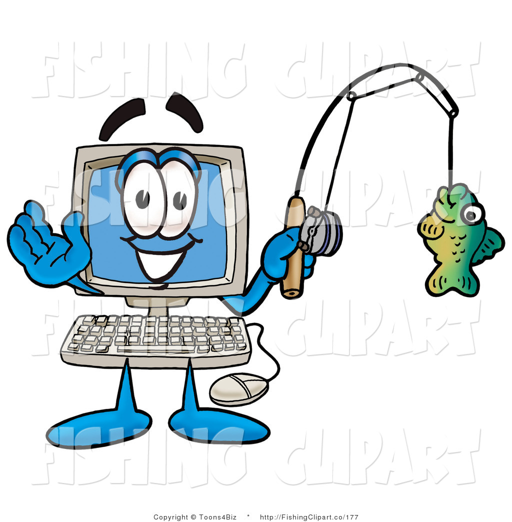 Funny Bee Fishing Clip Art Image Funny Bee Holding A Fishing Pole Car