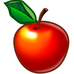 Shiny Red Apple Icon Png Clipart Image